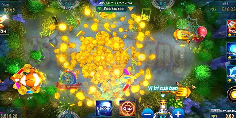 Vương Giả Đánh Cá - Tựa Game Bắn Cá Ăn Khách Nhất Tại MB66 1 Giao diện của trò chơi bắn cá này được đầu tư cực kỳ công phu, đẹp mắt