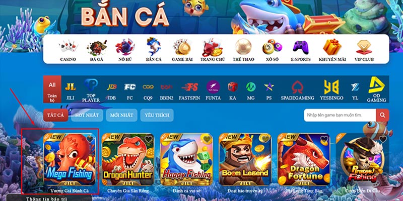 Vương Giả Đánh Cá - Tựa Game Bắn Cá Ăn Khách Nhất Tại MB66 2 Hướng dẫn truy cập vào game Vương Giả săn cá tại MB66 nhanh nhất