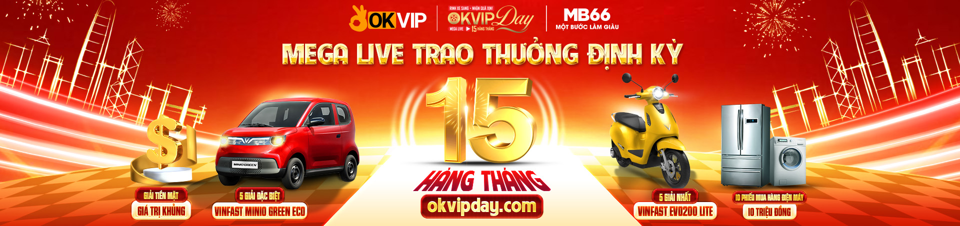 Mb66 nhận thưởng định kỳ